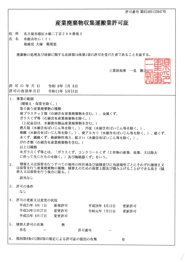 許可証